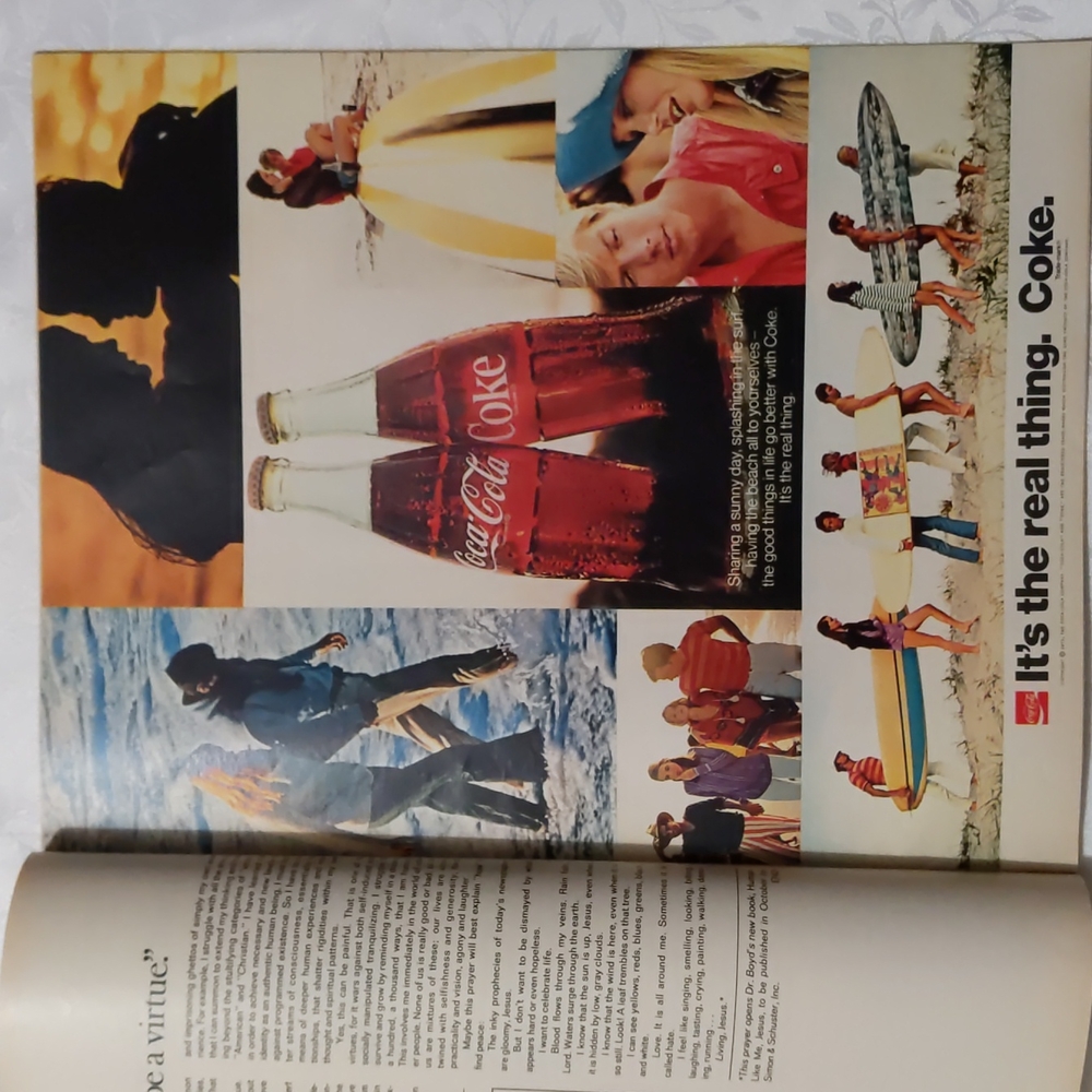 COPY - Look Magazine, with Vintage Coke Ad, Elton John, July 1971, Susan Dey